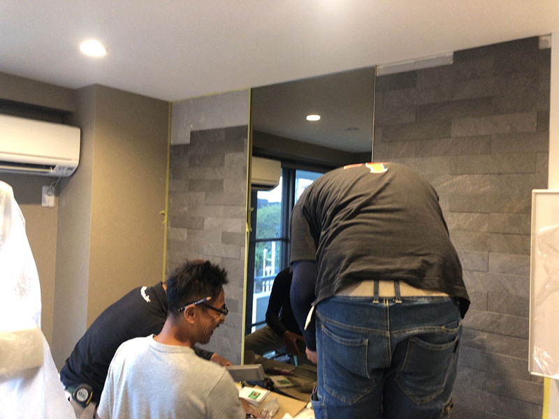 たかしま歯科 改装工事の様子