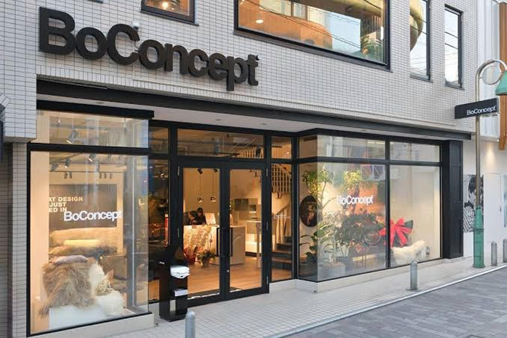 Bo Concept 自由が丘店様の外観